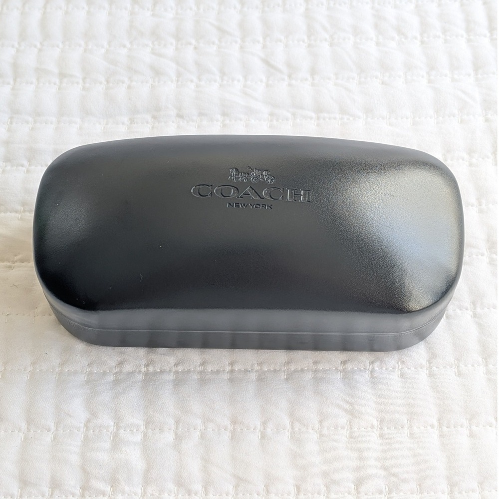 NWT Coach Square Frame Polarized Sunglasses HC8271U L1101 w Original Case Black - Picture 11 of 16